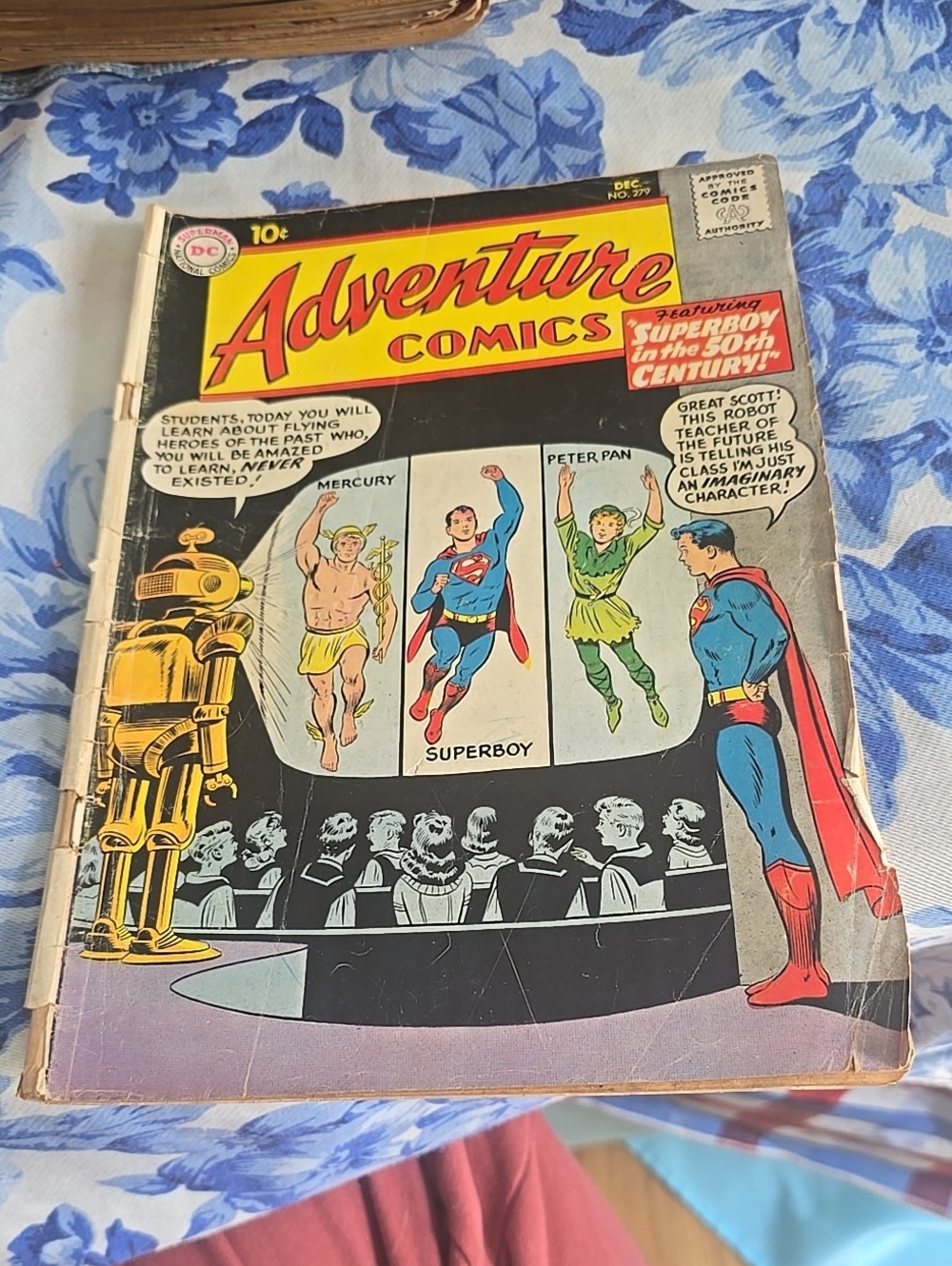 ADVENTURE #279 1960-SUPERBOY-PETER PAN/MERCURY Comic DC